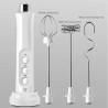 BALASHOV 3-in-1 Elektrischer Milchaufschäumer: Schnell, wiederaufladbar und tragbar
